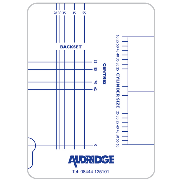 ALDRIDGE Multipoint Lock & Cylinder Gauge