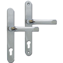 ASEC 92 Lever/Lever UPVC Furniture - 240mm Backplate