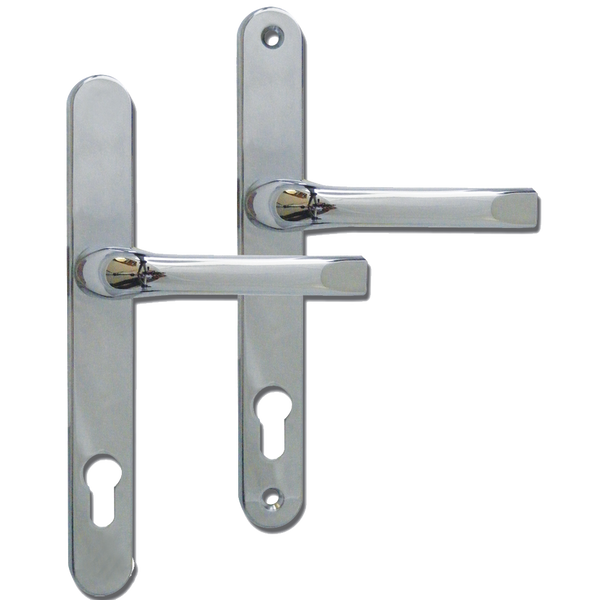 ASEC 92 Lever/Lever UPVC Furniture - 240mm Backplate