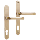 ASEC 92 Lever/Lever UPVC Furniture - 240mm Backplate