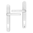 ASEC 92 Lever/Lever UPVC Furniture - 240mm Backplate