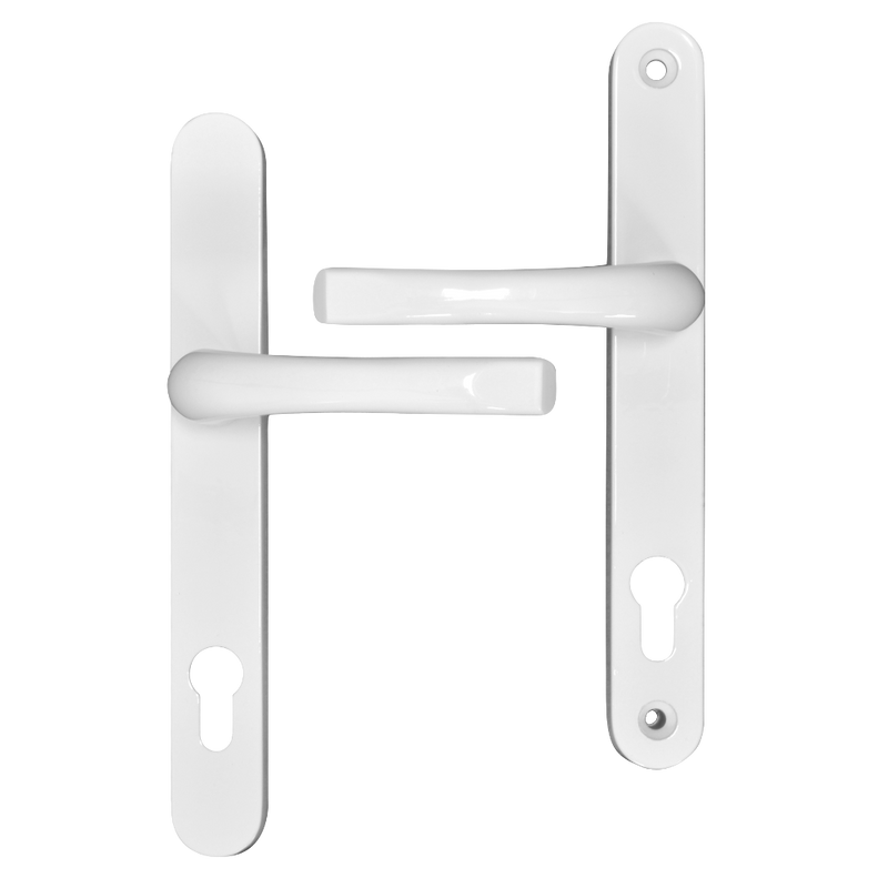 ASEC 92 Lever/Lever UPVC Furniture - 240mm Backplate