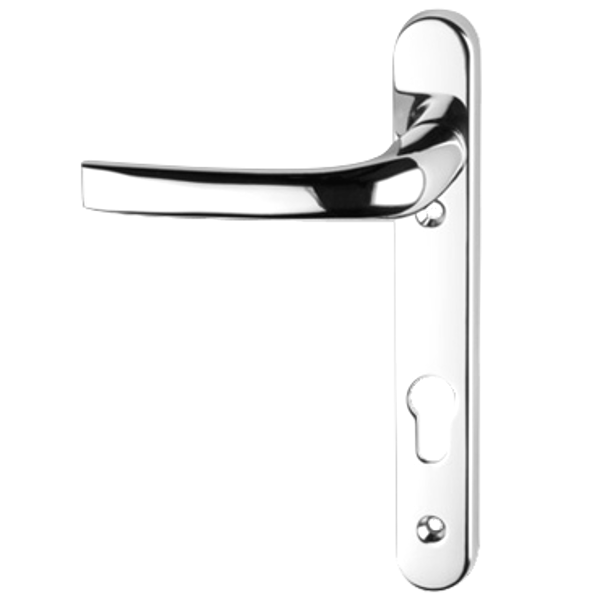 ASEC 92 Lever/Lever UPVC Furniture - 220mm Backplate