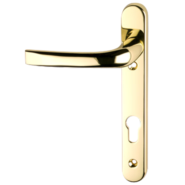 ASEC 92 Lever/Lever UPVC Furniture - 220mm Backplate