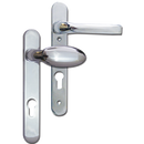 MILA Prolinea 92 Lever/Pad UPVC Furniture - 220mm Backplate