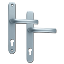 MILA Prolinea 92 Lever/Lever UPVC Furniture - 240mm Backplate