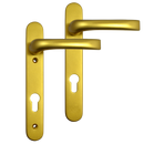 MILA Prolinea 92 Lever/Lever UPVC Furniture - 220mm Backplate