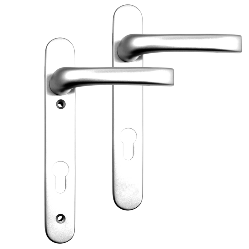MILA Prolinea 92 Lever/Lever UPVC Furniture - 220mm Backplate