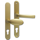 MILA Prolinea 92/62 Offset Lever/Pad UPVC Furniture - 240mm Backplate