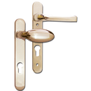 MILA Prolinea 92 Lever/Pad UPVC Furniture - 220mm Backplate