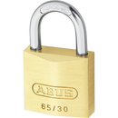 ABUS 65 Series Brass Open Shackle Padlock