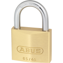 ABUS 65 Series Brass Open Shackle Padlock