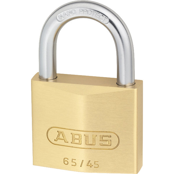 ABUS 65 Series Brass Open Shackle Padlock