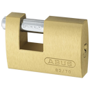 ABUS 82 Series Brass Sliding Shackle Shutter Padlock