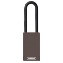 ABUS 74HB Series Long Shackle Lock Out Tag Out Coloured Aluminium Padlock