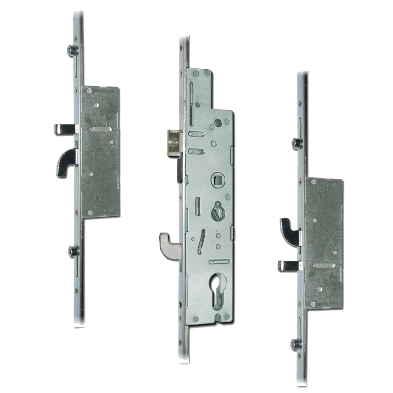 FULLEX XL Lever Operated Latch & Hookbolt - 2 Hook, 2 Anti-Lift & 4 Roller
