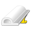 EXITEX P Strip Self Adhesive Door Seal