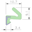 AQUAMAC 21 Draught Strip Seal