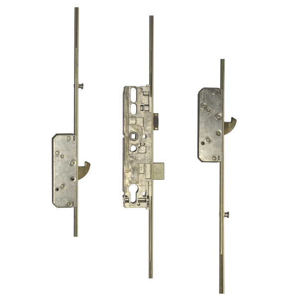 ROTO H600 3RDL2201 Latch & Deadbolt Single Spindle - 2 Hook 2 (V Cam) Mushrooms