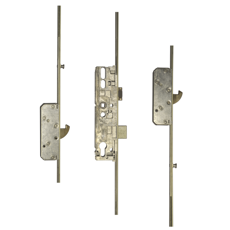ROTO H600 3RDL2201 Latch & Deadbolt Single Spindle - 2 Hook 2 (V Cam) Mushrooms