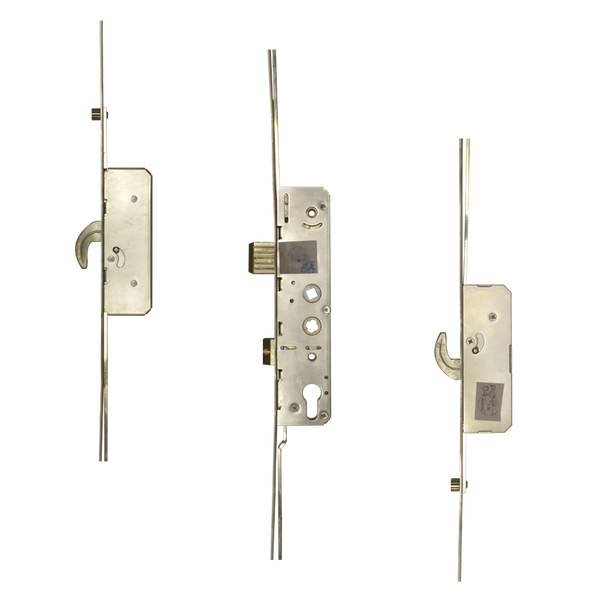 AVANTIS Lever Operated Twin Spindle Latch & Deadbolt - 2 Hook 2 Roller