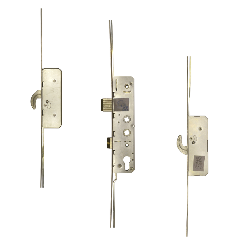 AVANTIS Lever Operated Twin Spindle Latch & Deadbolt - 2 Hook