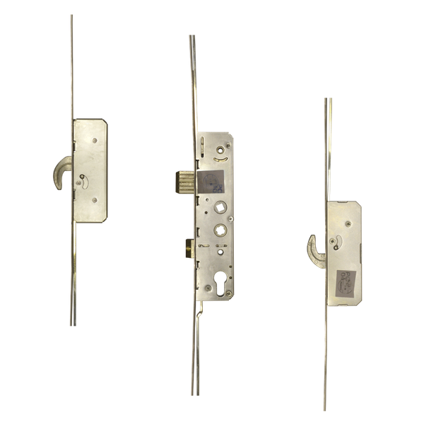 AVANTIS Lever Operated Twin Spindle Latch & Deadbolt - 2 Hook Large