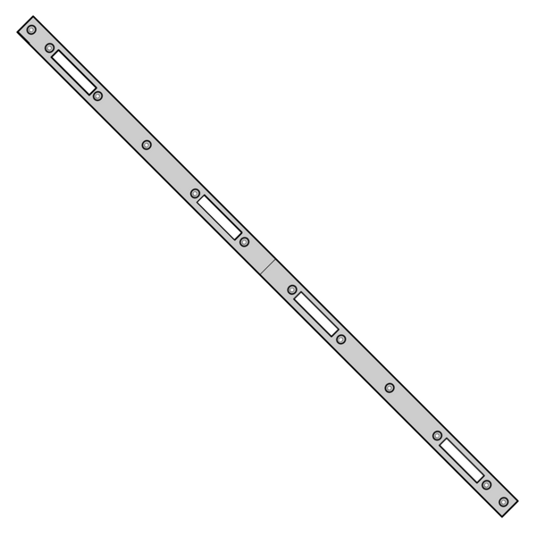 FUHR Keep To Suit 4 Hook Patio Lock