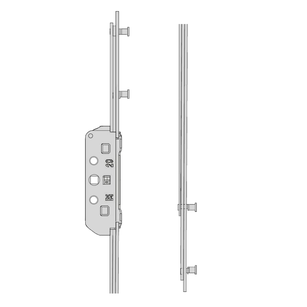 MACO GR RAIL Reach 185 Espag Rod 20mm