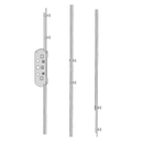 MACO GR RAIL Reach 185 Espag Rod 20mm
