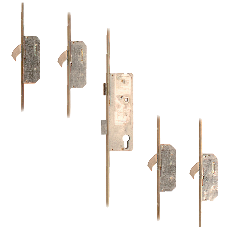WINKHAUS Cobra Keywind Latch & Deadbolt Single Spindle - 4 Hook
