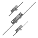 LOCKMASTER Lever Operated Latch & Deadbolt Twin Spindle - 2 Hook