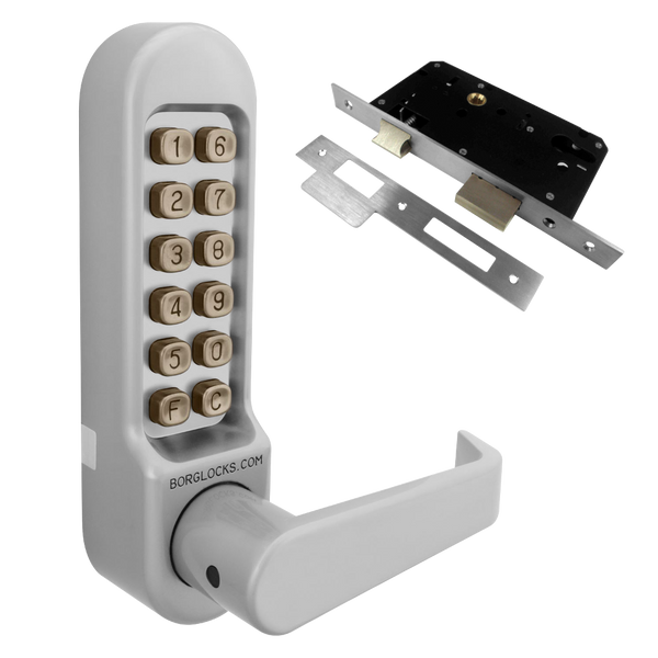 BORG LOCKS BL5403 Digital Lock With Inside Handle And Euro-Profile Lockcase