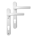 Greenteq Alpha 92 Lever/Lever UPVC Furniture - 220mm Backplate