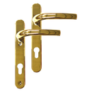 Greenteq Alpha 92 Lever/Lever UPVC Furniture - 220mm Backplate