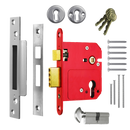 ERA 334 Fortress Fortress BS BS Euro Keyless Egress Key & Turn Sashlock With Cylinder