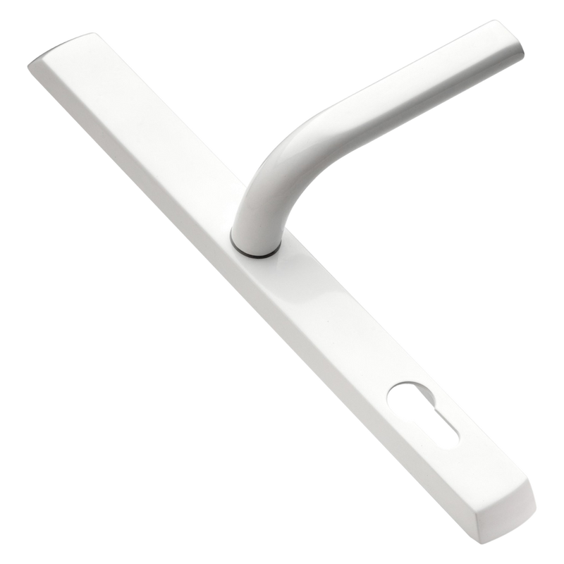 LOXTA 92 Lever/Lever UPVC Furniture - 278mm Backplate