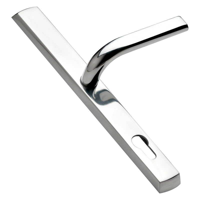 LOXTA 92 Lever/Lever UPVC Furniture - 278mm Backplate