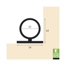 REDDIPLEX 5.5mm Acoustic Bubble Seal To Suit Timber, Steel & Composite Doors