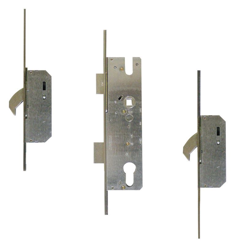 WINKHAUS Cobra Keywind Latch & Deadbolt 20mm Radius Faceplate - 2 Hook