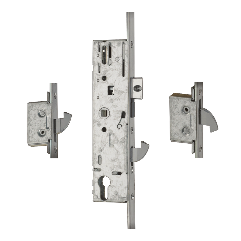 YALE YS170 Lever Operated Latch & Hookbolt Split Spindle 20mm Radius To Suit IG Doors - 2 Hook