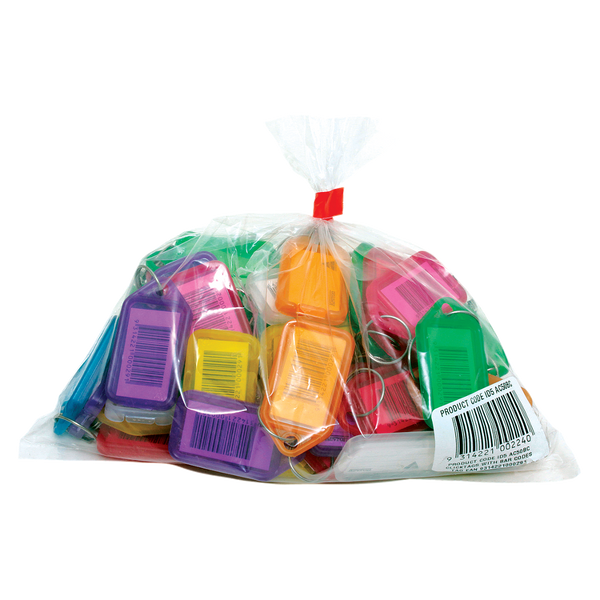 KEVRON ID5 AC50 Tags Bag of 50 Assorted Colours