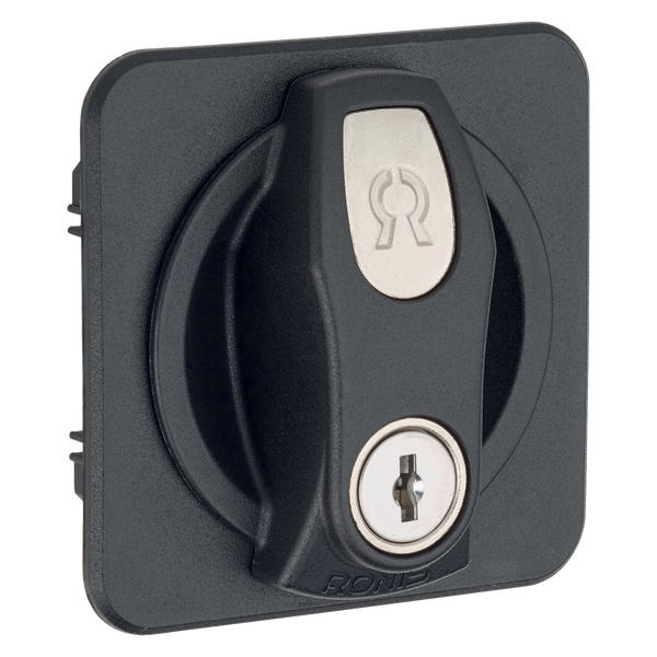 RONIS 23900 Master Keyed Black Flush Fit Handle