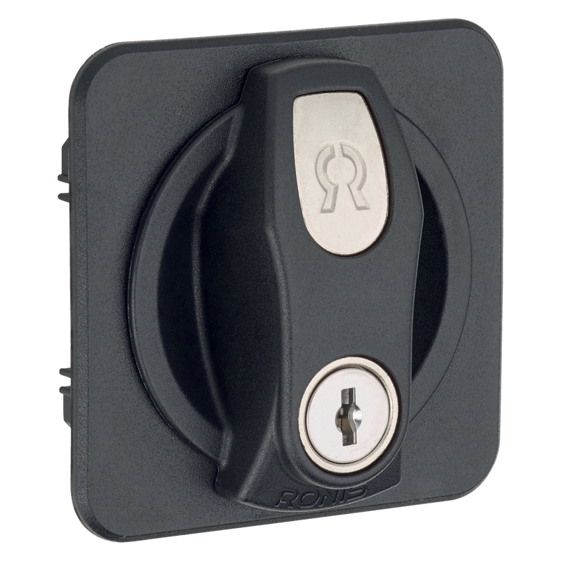 RONIS 23900 Master Keyed Black Flush Fit Handle