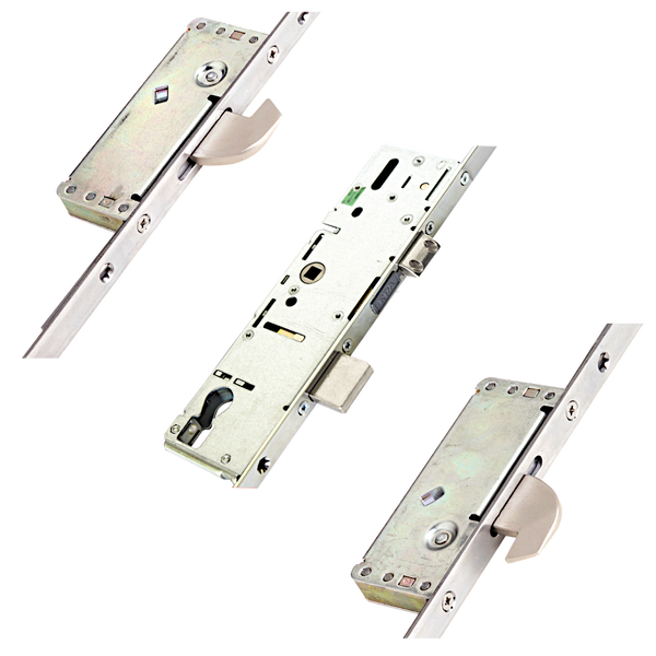 ERA Lever Operated Latch & Deadbolt Split Spindle - 20mm Faceplate - 2 Large Hooks