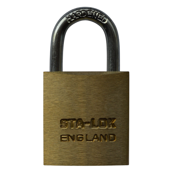 B&G STA-LOCK C Series Brass Open Shackle Padlock - Steel Shackle