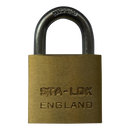 B&G STA-LOCK C Series Brass Open Shackle Padlock - Steel Shackle