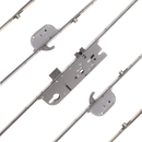 MACO Lever Operated Latch & Deadbolt Single Spindle - 2 Hook 4 Roller