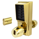 DORMAKABA Series 1000 1041B Knob Operated Digital Lock With Key Override & Passage Set