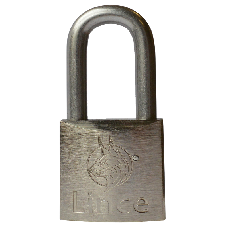 LINCE Nautic Brass Body Corrosion Resistant Long Shackle Padlock